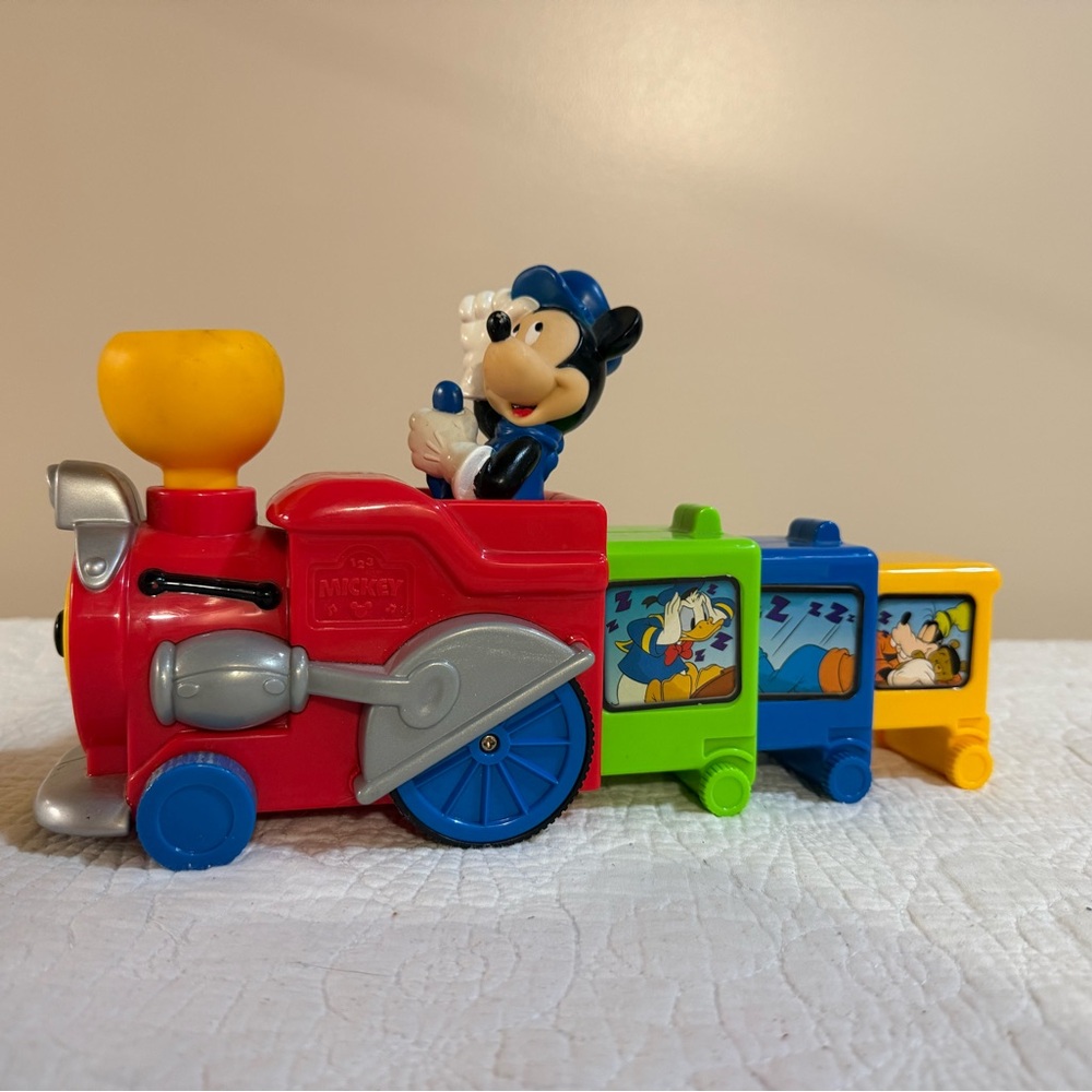 Disney Colorful Train Toy with Mickey Mouse